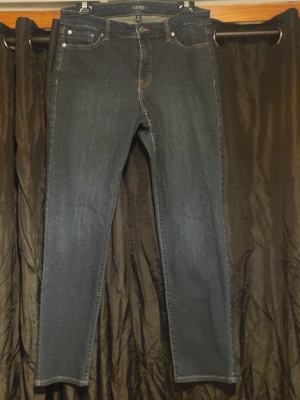 Ralph Lauren Men's Skinny Jeans in Dark Blue Denim